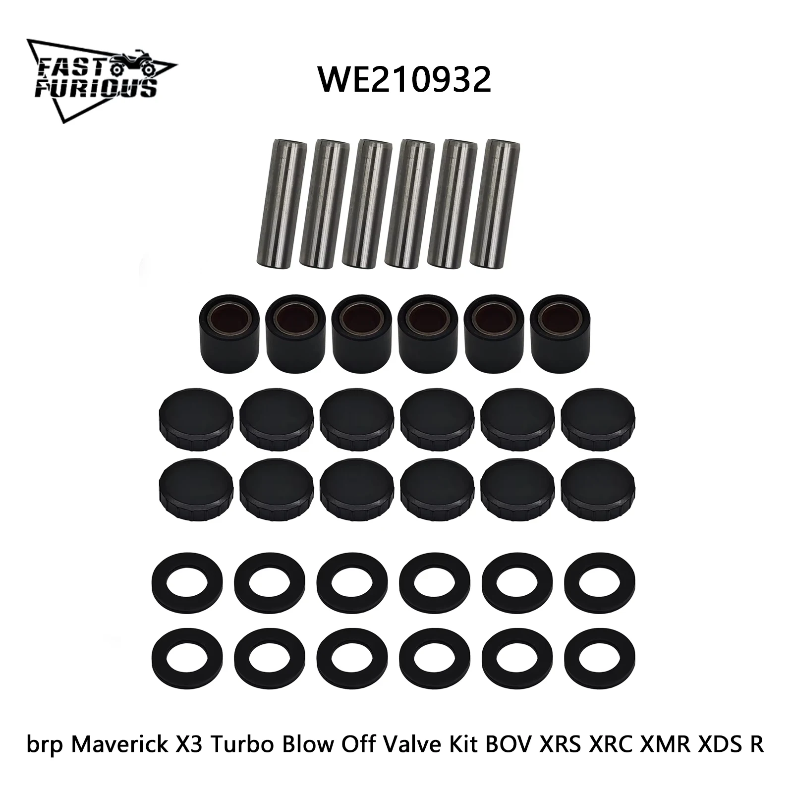 Kit de reconstruction principal pour BRP Maverick X3 Turbo, kit de soupape de décharge BOV XRS XRC XMR XDS R We210932