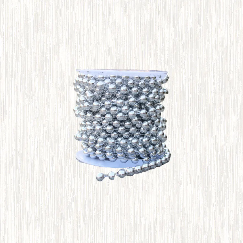 

10M/Roll 8Mm Plated Connecting Beads Chain Glossy Uniform Surface Diy Beads String For Wedding Christmas Decoration Craft