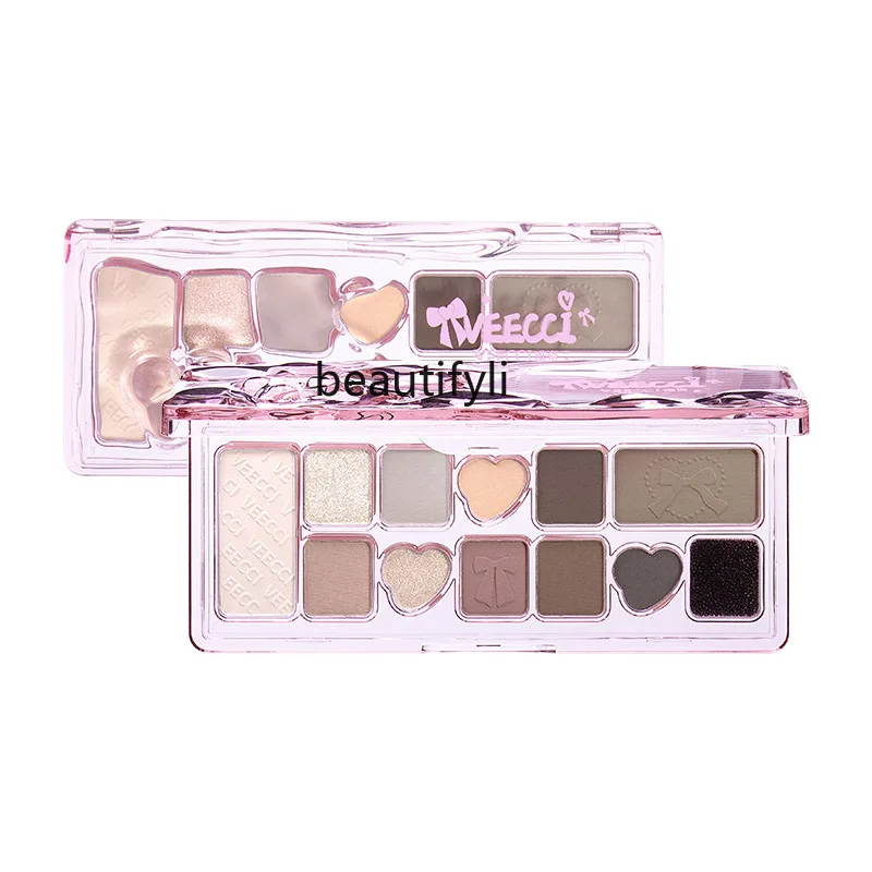

Eyeshadow disc ribbon fantasy eleven-color long-lasting multi-color eyeshadow pearlescent matte