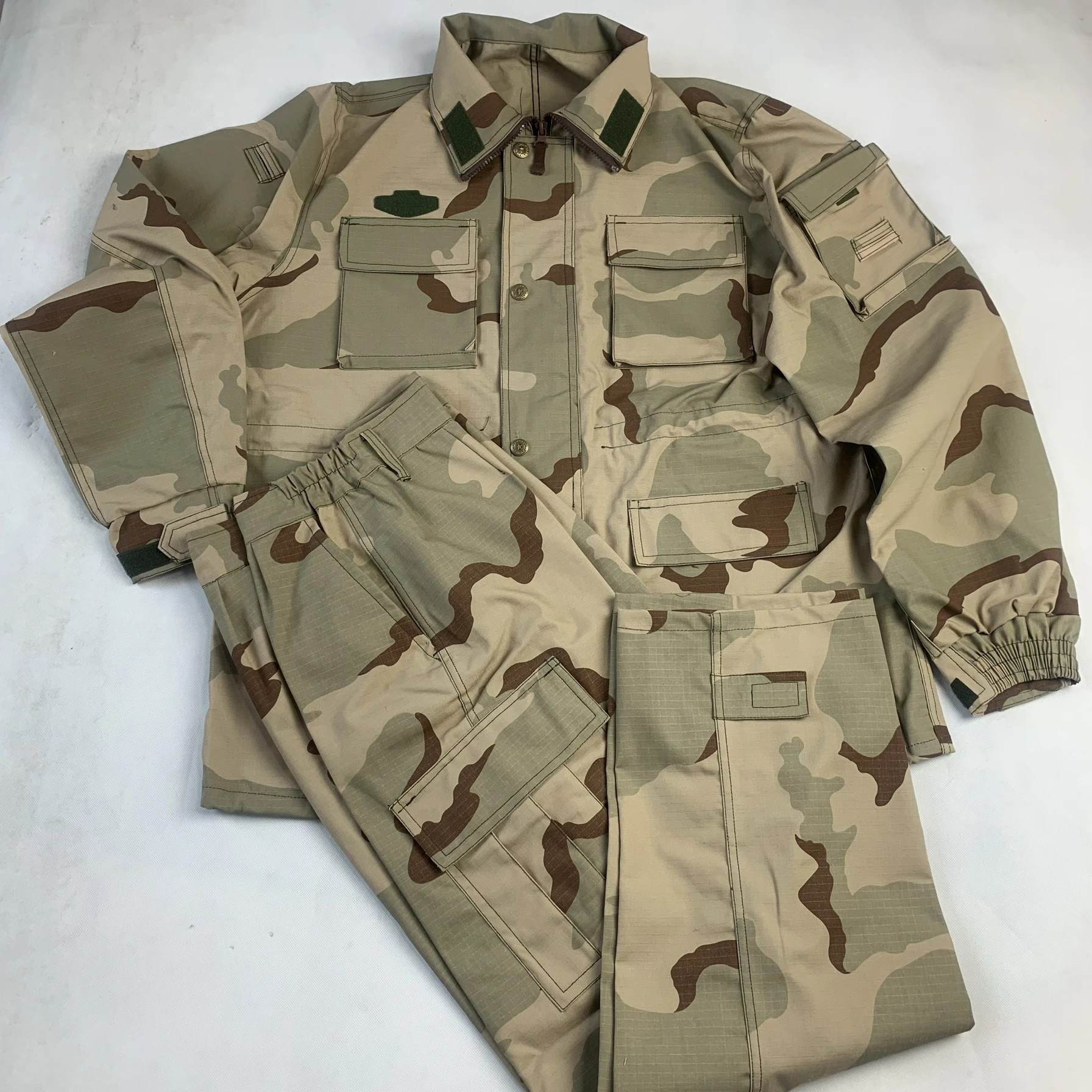 

Spring and Autumn Training Camouflage Workwear Jacket Casual Loose Outdoor Pants Suit