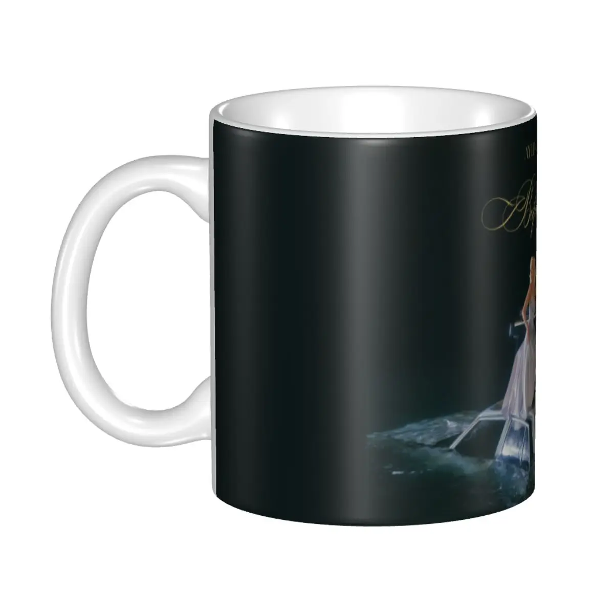 Música personalizada In Liebe A-Ayliva Pop Singer tazas de café DIY Cool Singer Taza de té de la leche de cerámica