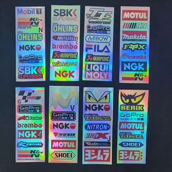 Samolepky na motocykly Sponzor Samolepky na helmu Dekorativní poškrábání Voděodolné Odolné proti slunci Reflexní samolepky na auto 10 nejlepší prodej reflexní nálepky na motocykly - №7