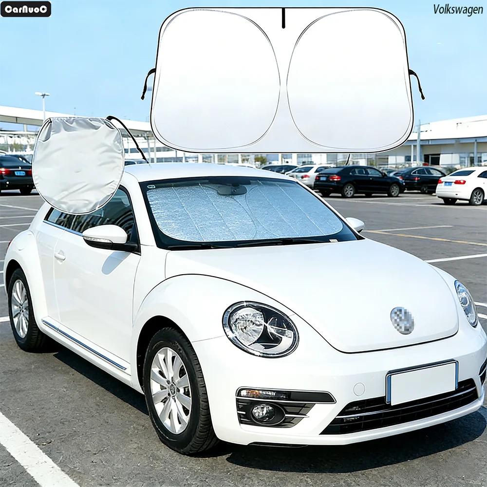 

Car Windshield Sun Shade For Volkswagen Golf MK5 MK6 MK7 1990-2026 Sunshade Sun Visor Protector UV Heat Shield