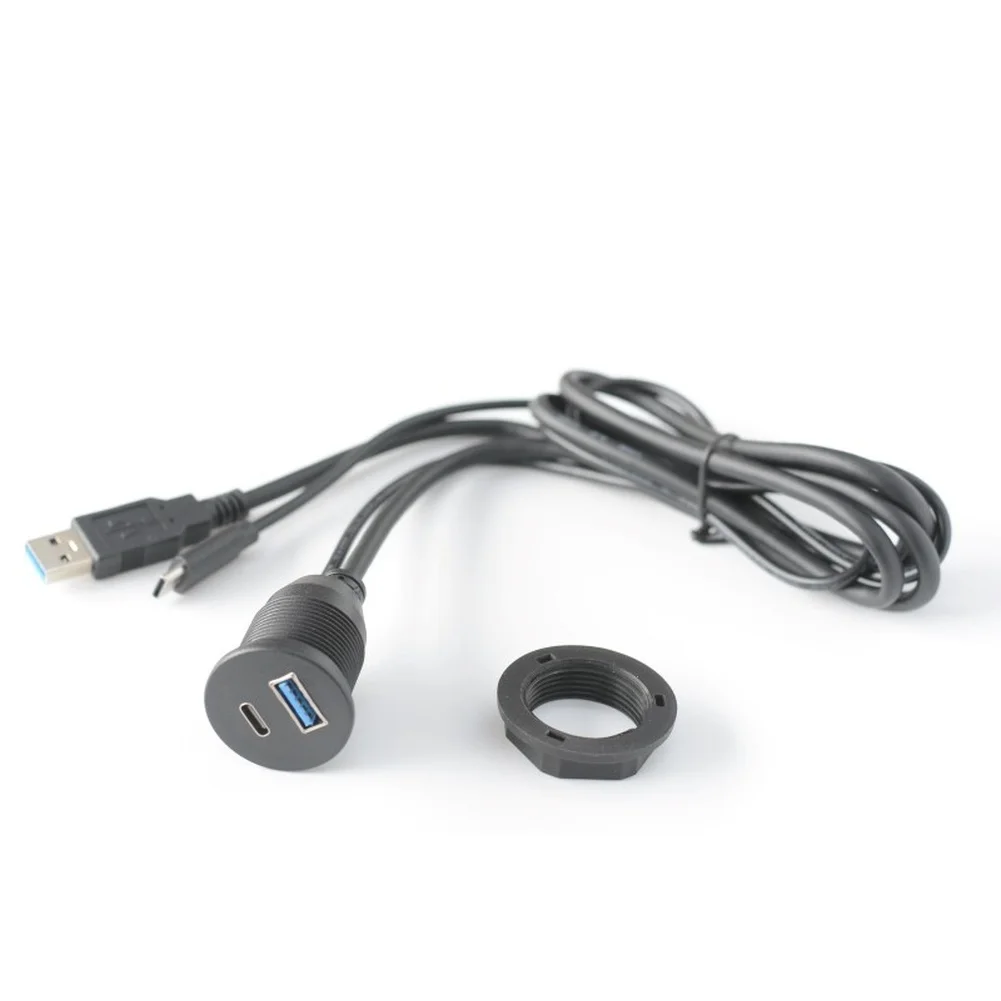 For Car Dashboard 3.0 Male to Female Extension Cord with Support for Flush Mount Audio Installations For Car Dashboard