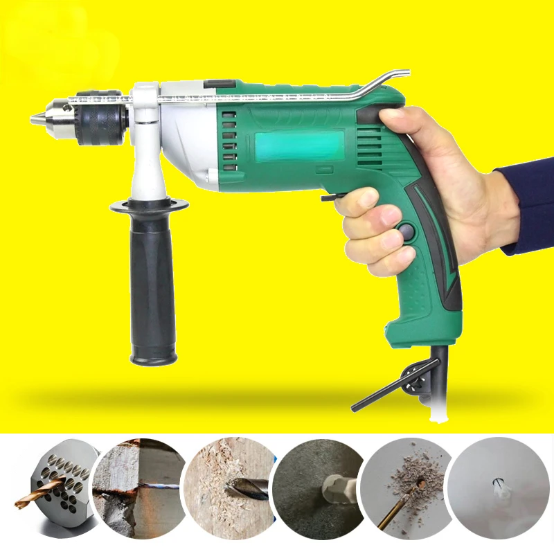 50pcs/set Multi-functional Percussion Drill Machine Assembly Tool LA415513 Professional Electric Impact Drill Power Tool 220V