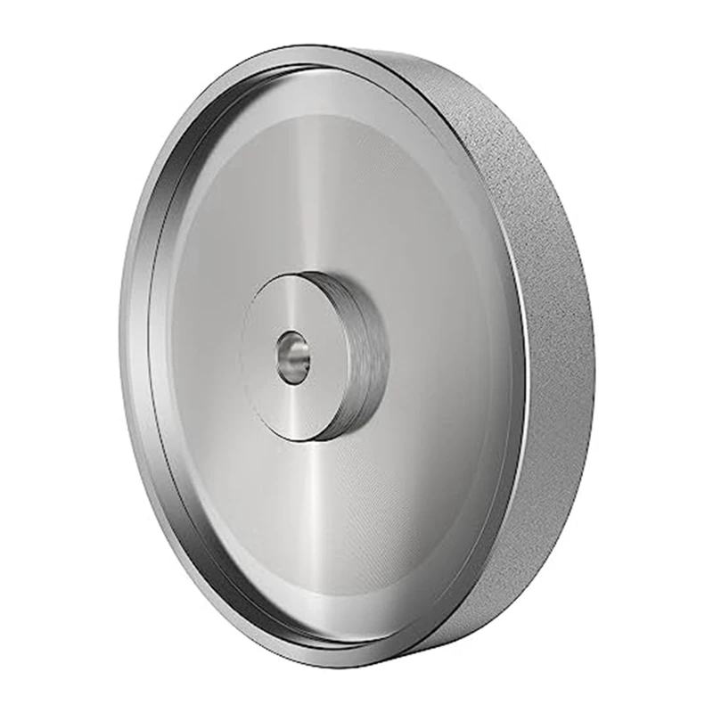 Nuova mola CBN, diametro 6 pollici x 1 pollice di larghezza x foro 1/2 pollice per affilare utensili per tornitura del legno, smerigliatrici da banco (grana 180)