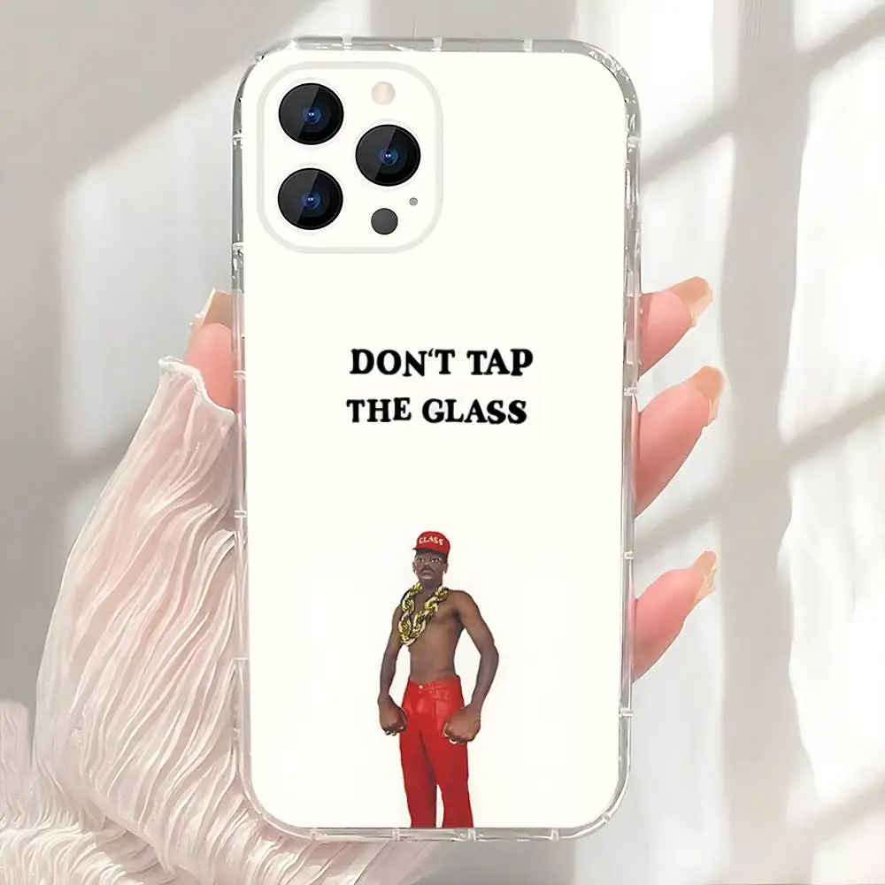 Não toque no vidro t-tyler capa de telefone para iphone 17,16,15,14,13,12,11 pro, max, plus, x,xs,xr, se4, e mini capa macia transparente