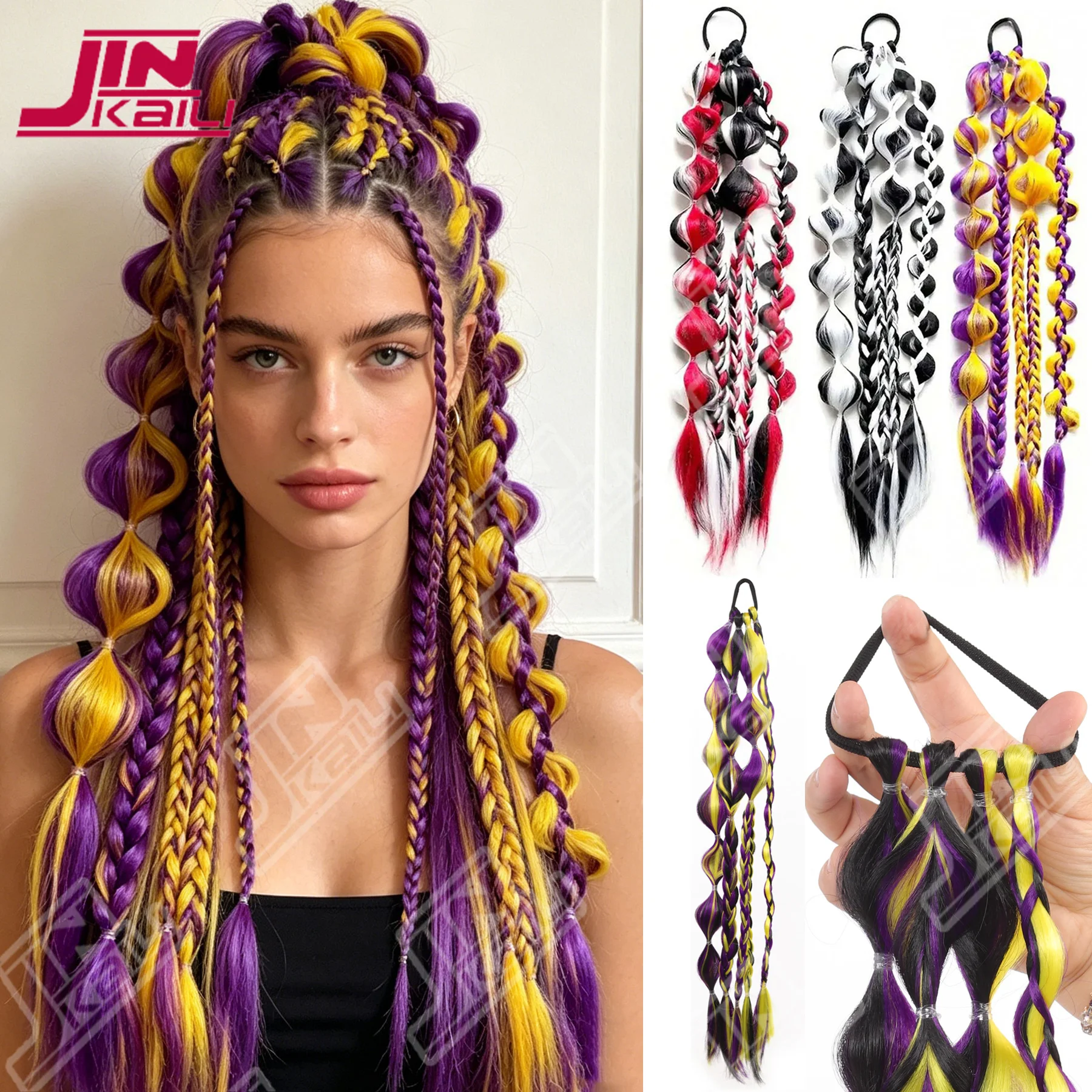 JKL Synthetic Bubble Ponytail Extensions 24