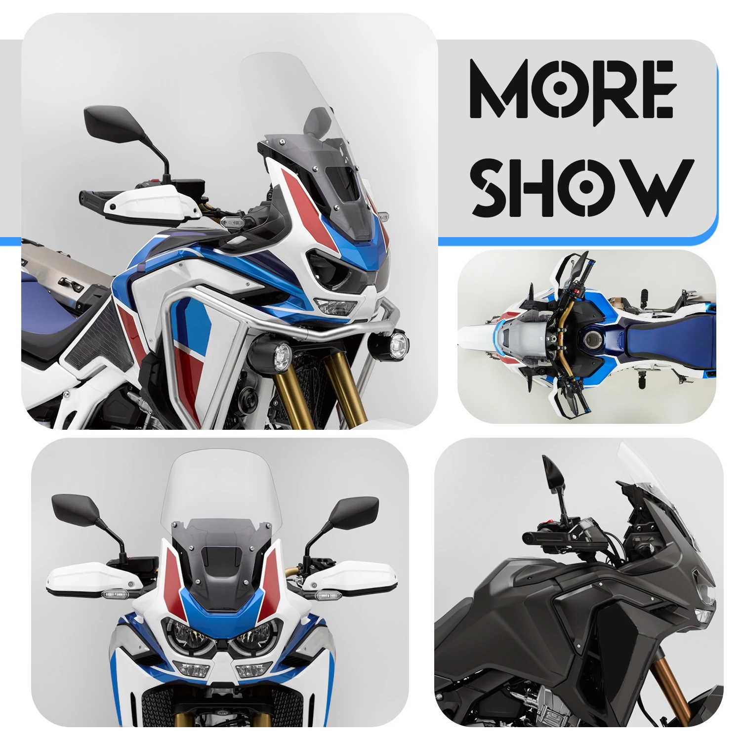 Handguard Hand Guard Screen Shield Cover For Honda Africa Twin Adventure Sports 2020 2021 2022 2023 2024 X-ADV 750 2021