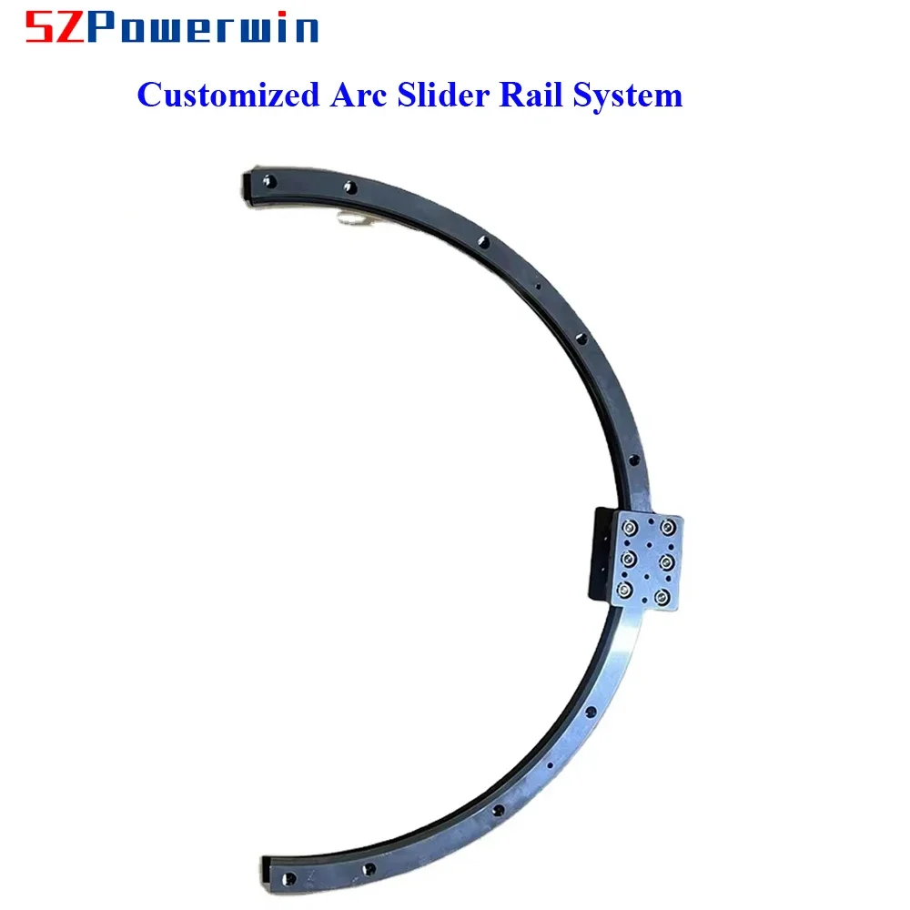 High Grade Customized Slider Rail Track System R75 R100 R150 R200 Arc Circular Guide Rail2