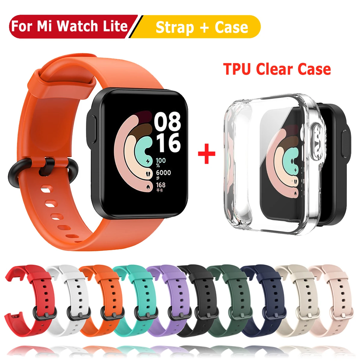 Correa de repuesto para Mi Watch Lite, Correa de silicona para XiaoMi Mi Watch Lite