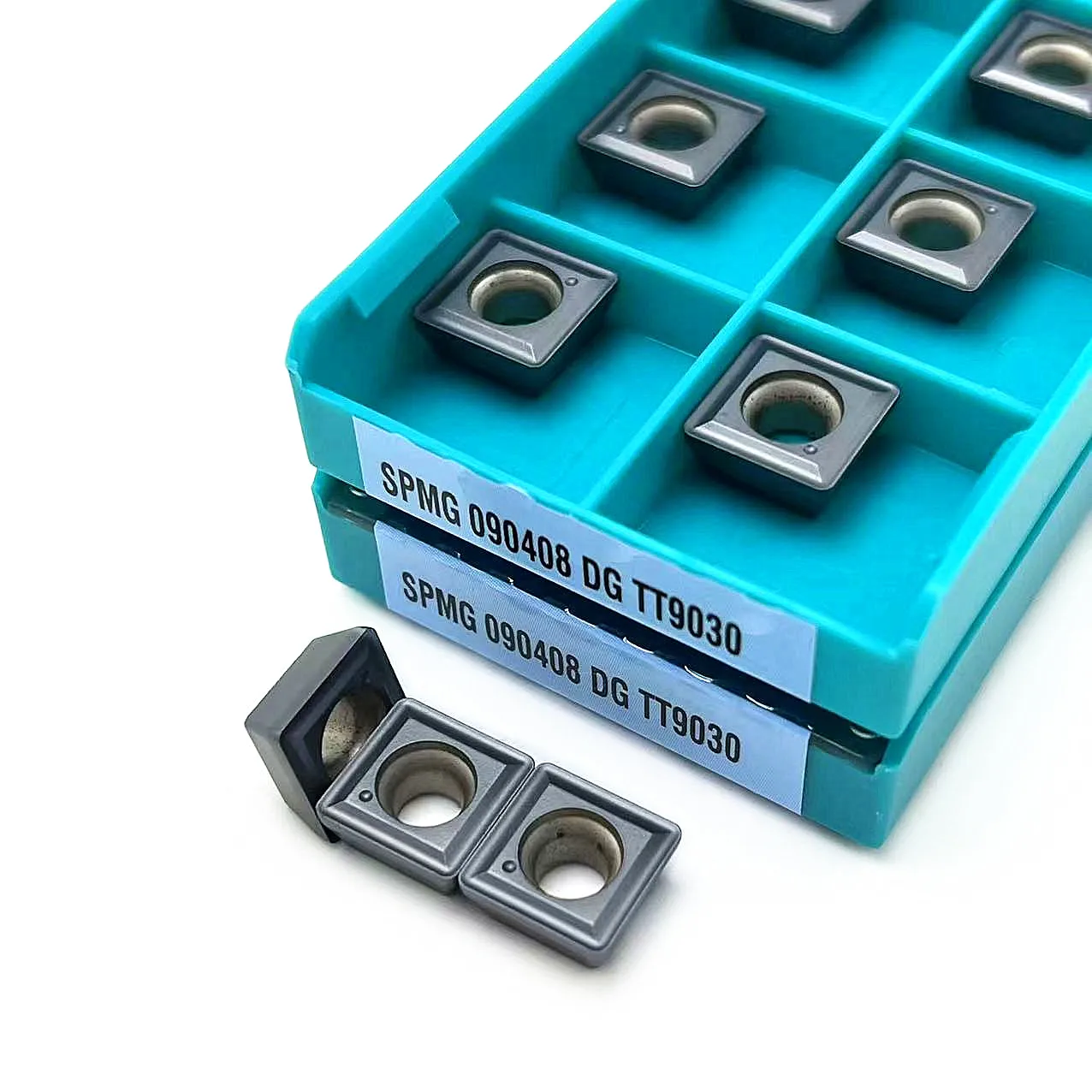 Inserti in metallo duro SPMG090408 DG TT9030 utensili per tornio CNC utensile per tornitura di fresatura SPMG090408 DG TT8020 U inserto per trapano SPMG090408 DG
