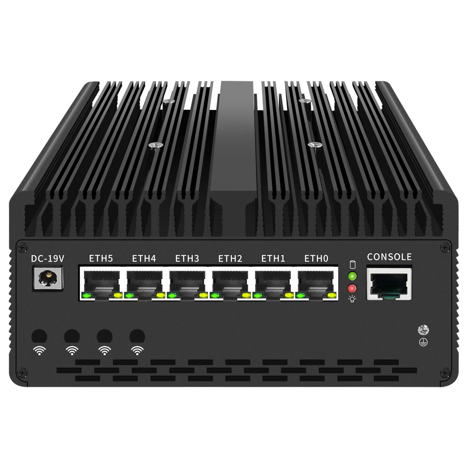 Partaker Firewall Mini-PC 14. Generation Ultra 7 155H 6*2,5G LAN 4x/2x 10G SFP Intel vPro Thunderbolt 4 2xNVMe Proxmox Home Server