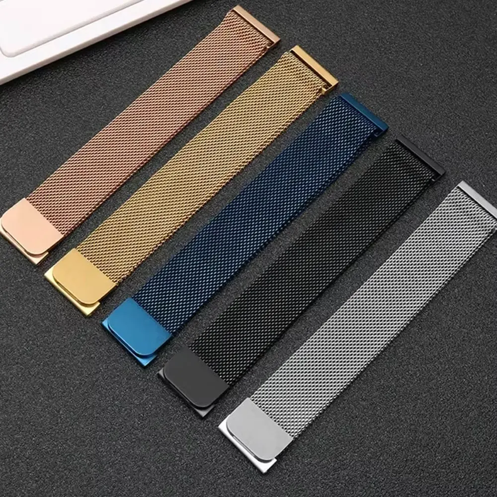 22mm Milanease Loop Strap for For Amazfit Balance Metal Mesh Smartwatch Wristband Bracelet Amazfit Balance 46mm ACCESSORIES