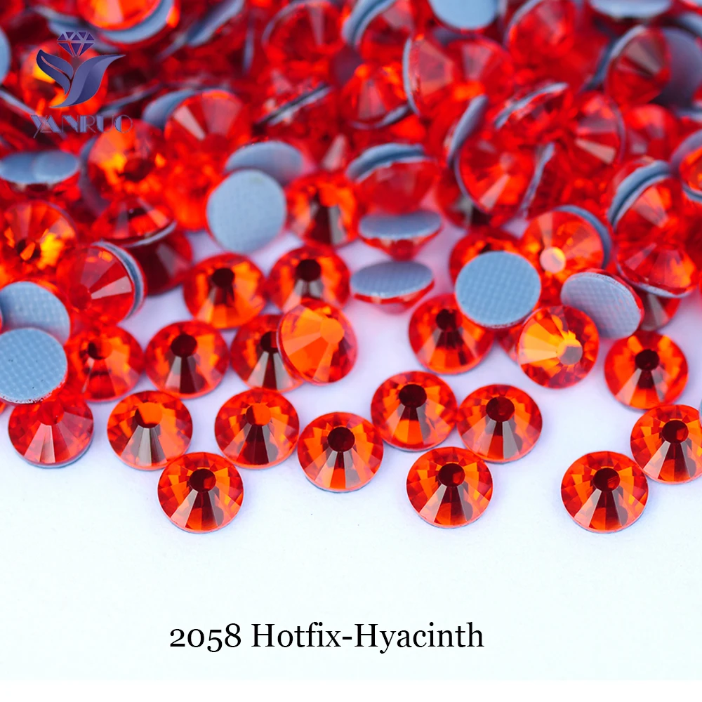 YANRUO 2058HF SS4-SS30 Hotfix Strass-Kristalle mit Klebstoff, Nähperlen, Applikationen für Schuhe und Taschen – Detail 15