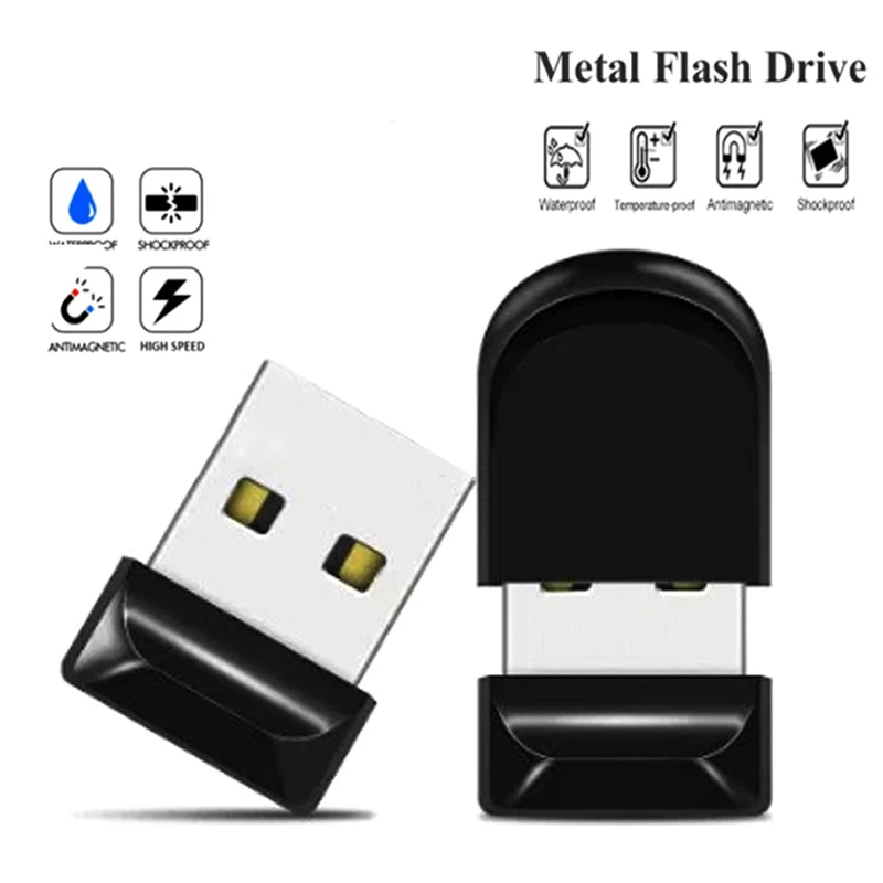 Hight Speed Super Mini Usb Flash Drive Pen Drives 1TB USB 2.0 Pendrive Memory Stick 2TB Metal Usb Flash U Disk Gift Thumbdrive