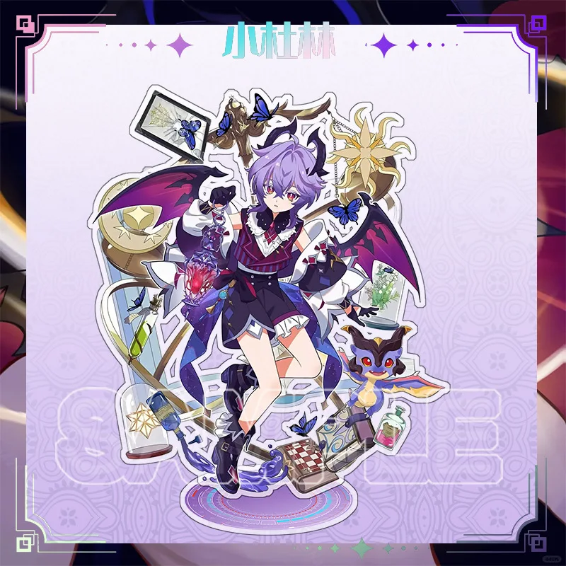 Durin Set Game Yuan Shen Impacting Acrylic Standing Figure Tinplate Badge Transparent Card Anime Exhibition Wholesale Collection