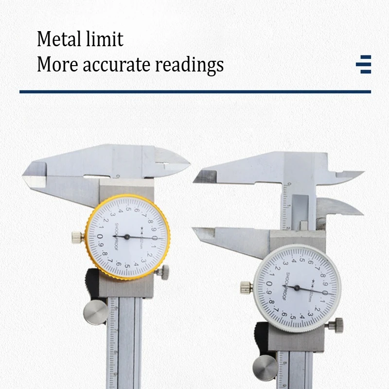 

Противоударные штангенциркули с циферблатом 0-15 см, диапазон 0-6 дюймов, 0,02 мм, высокоточный штангенциркуль из нержавеющей стали, метрический измерительный инструмент248