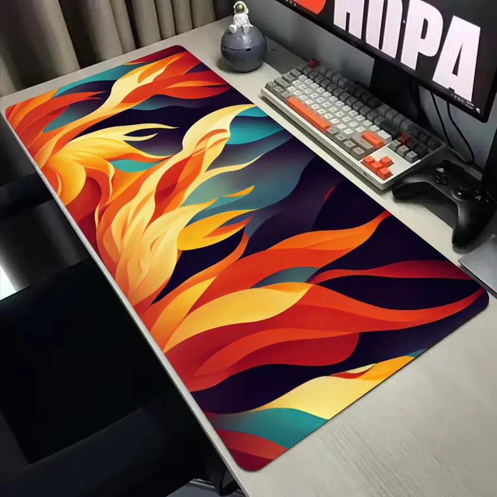 

colored flame Mouse Pad Mouse pad