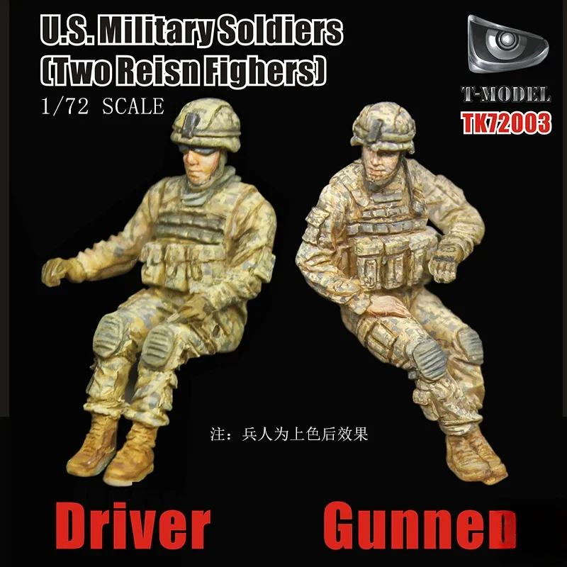 T-model resin model kit TK72003 American soldiers two-person 1/72