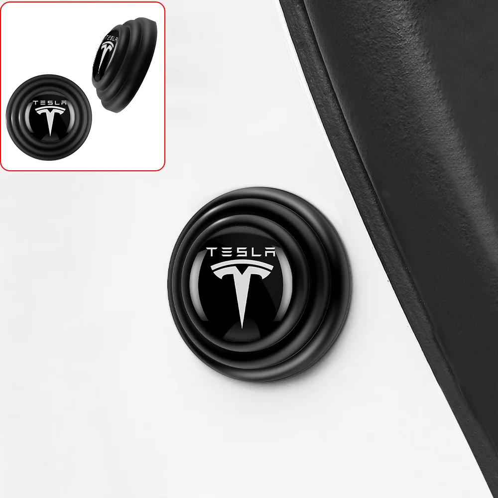 12/20pcs Anti-collision Silicone Pad Car Door Closing Anti-shock Protection for Tesla Model Y 3 S X Roadster Bonina Accessories