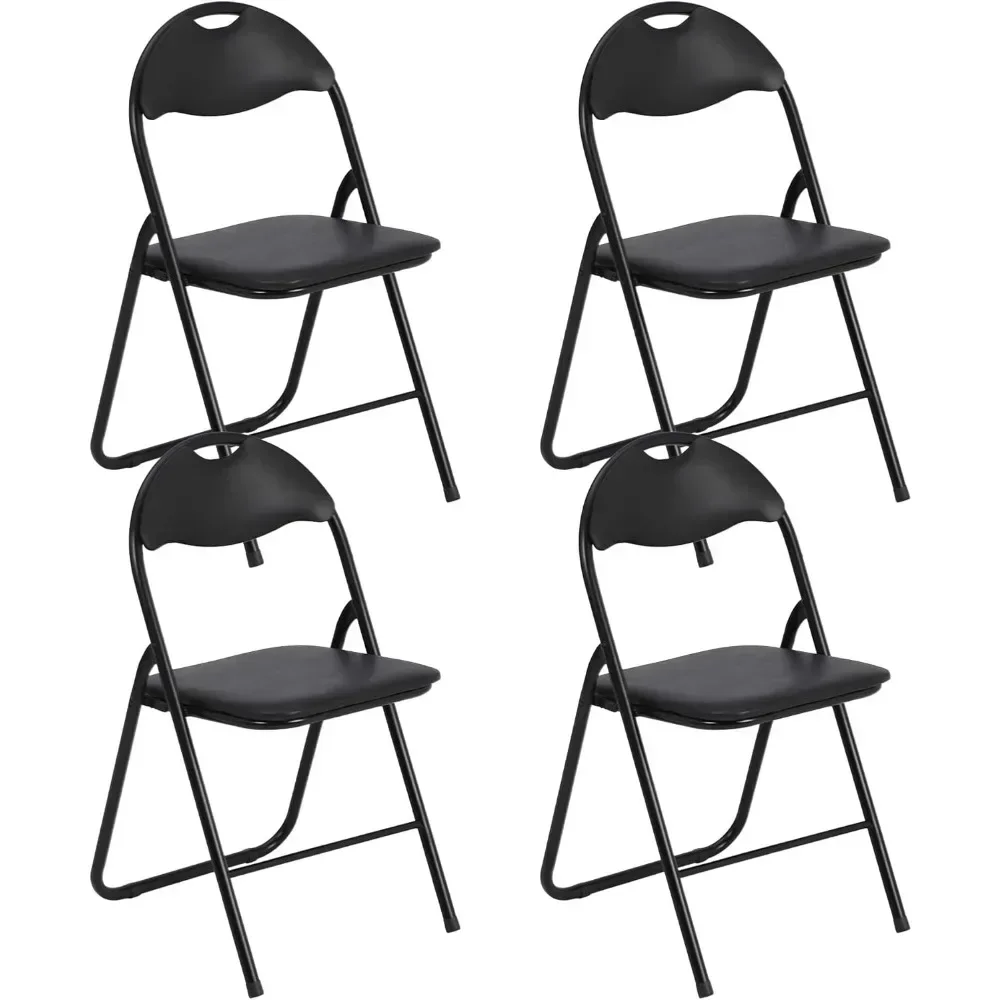 Folding Chairs Outdoor & Indoor Event Portable Metal Folding Chairs with Non-Slip Feet Pads Stackable Chair