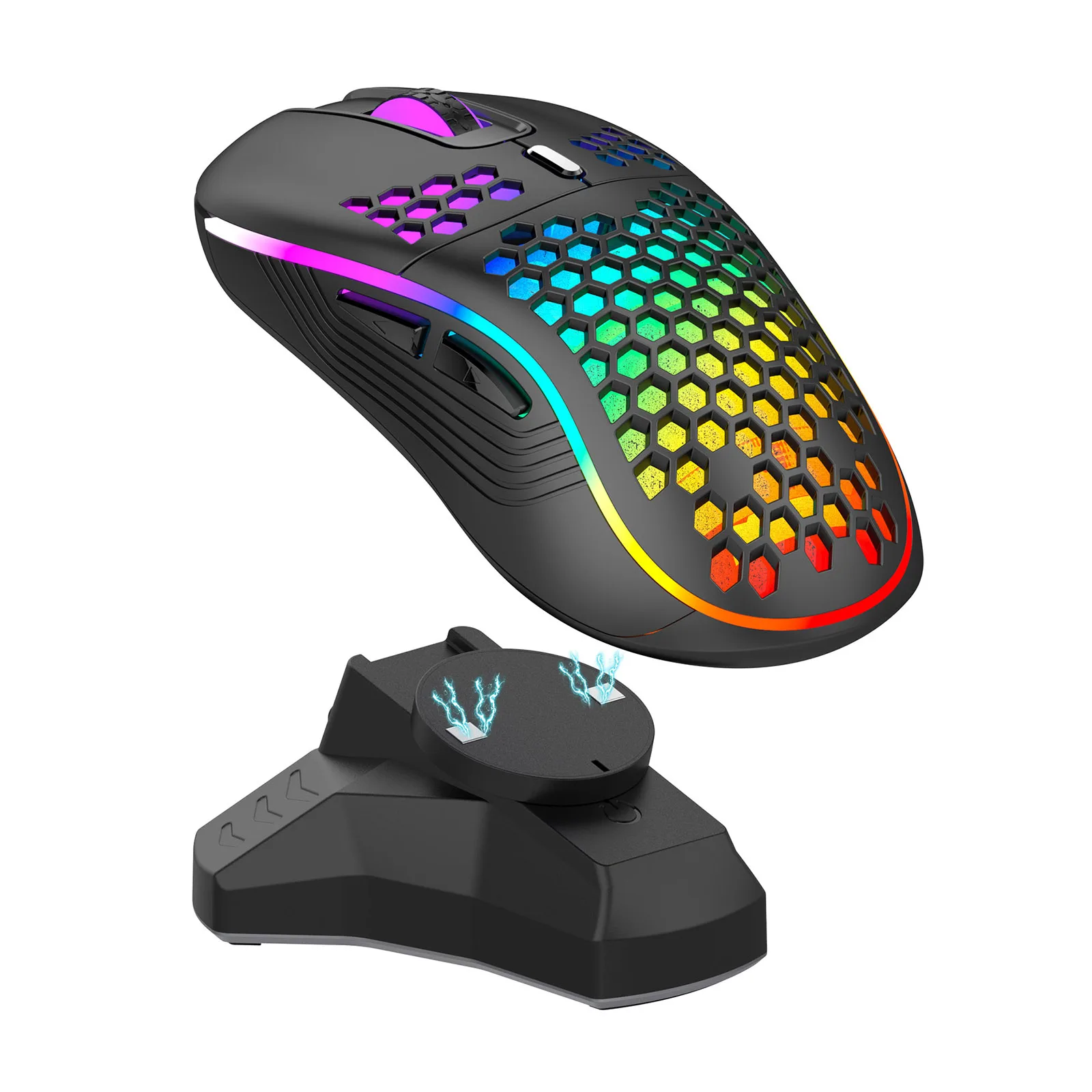 Wireless Mouse Charging Base with Charging Cable Gaming Mouse Charger Type-C for G903/703/502/403 PROX2/1 GPW3/2/1
