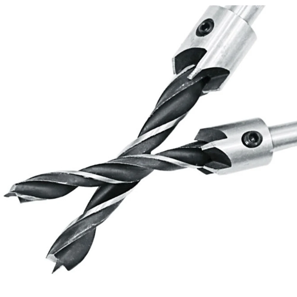 7 قطعة ثلاثة وأشار النجارة كونتربور الحفر النجارة مجموعة لقمة مثقاب 3-10 مللي متر الشطب مثقاب الخشب ثقب التوسيع أدوات كهربائية