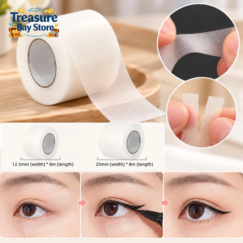 Breathable PE Facial Lift Tape, 8M/Roll V Line Face Tightening Sticker, Cosplay & Daily Makeup Beauty Tool