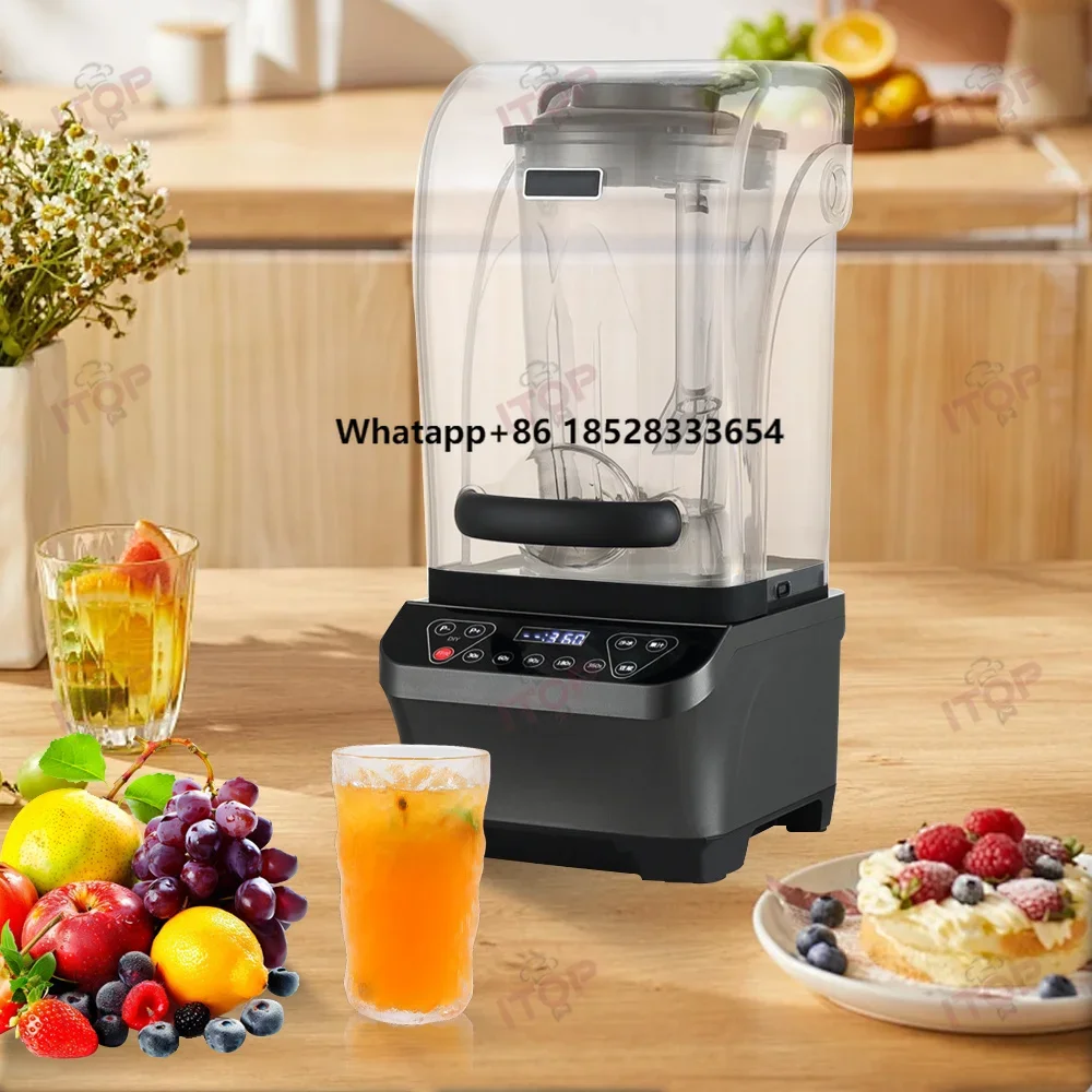 Kitchen Appliances Blender Brushless Motor 2200w 3 In 1 Food Processor Smoothie Mixer