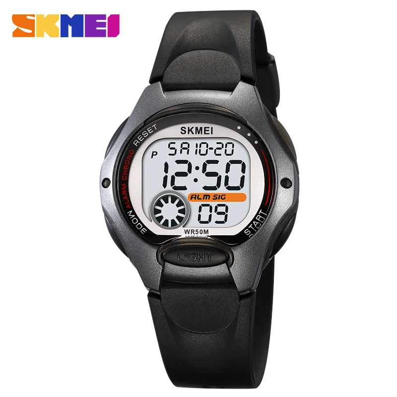 

SKMEI 2129 Fashion 3Bar Waterproof LED Light Stopwatch Digital Wristwatches Kids Boys Girls Women Ladies Children Sport Watch