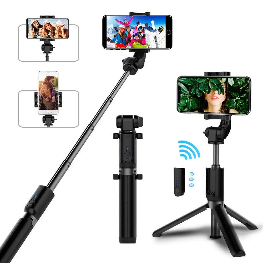 Mobile Phone Selfie Stick Tripod Stand Holder For iPhone 15 Pro Max 14 Xiaomi Redmi Huawei Honor Samsung Smartphone Accessories