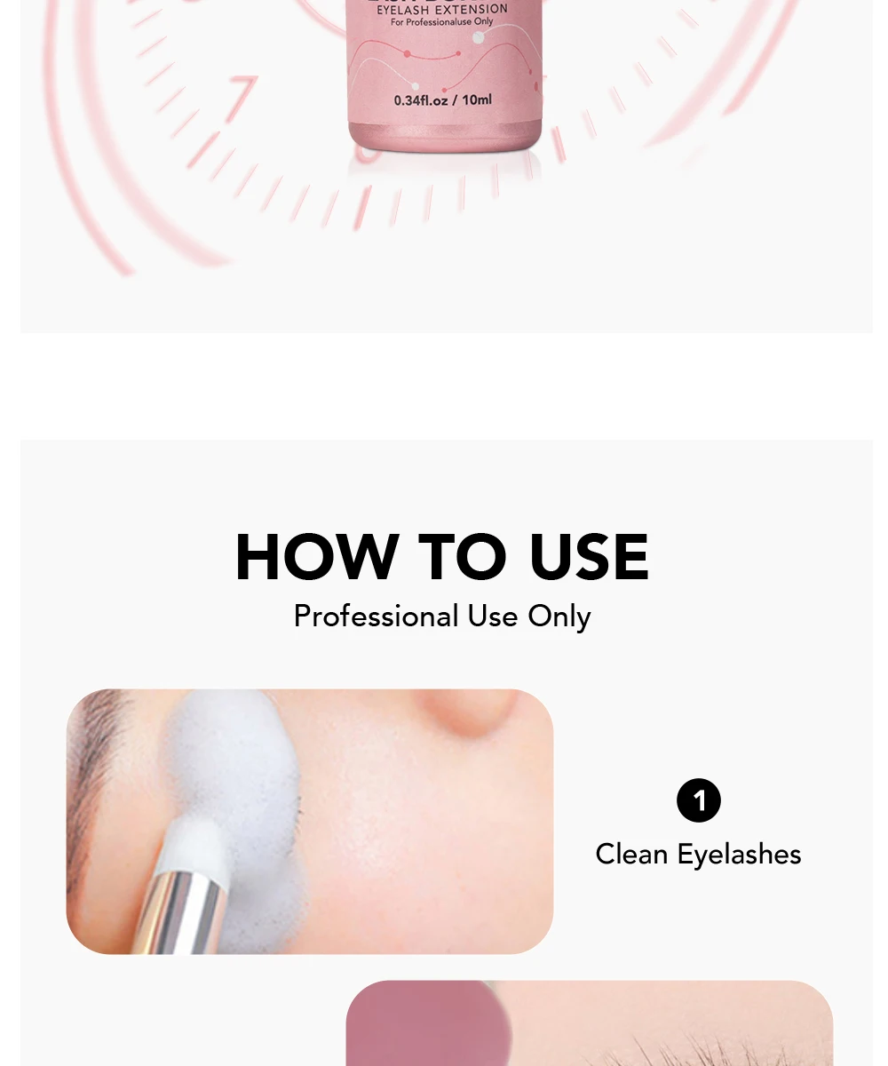 NATUHANA Super Bonder für Wimpernverlängerungen Schnell Trocknender Wimpernkleber-Versiegler Reduziert Dämpfe Langanhaltend – Detail 5