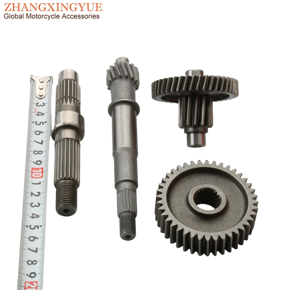 GY6125 Gearbox Rear Gear Axle Assembly For GY6 125cc 150cc 152QMI 157QMJ 4T Chinese Scooter Engine Parts