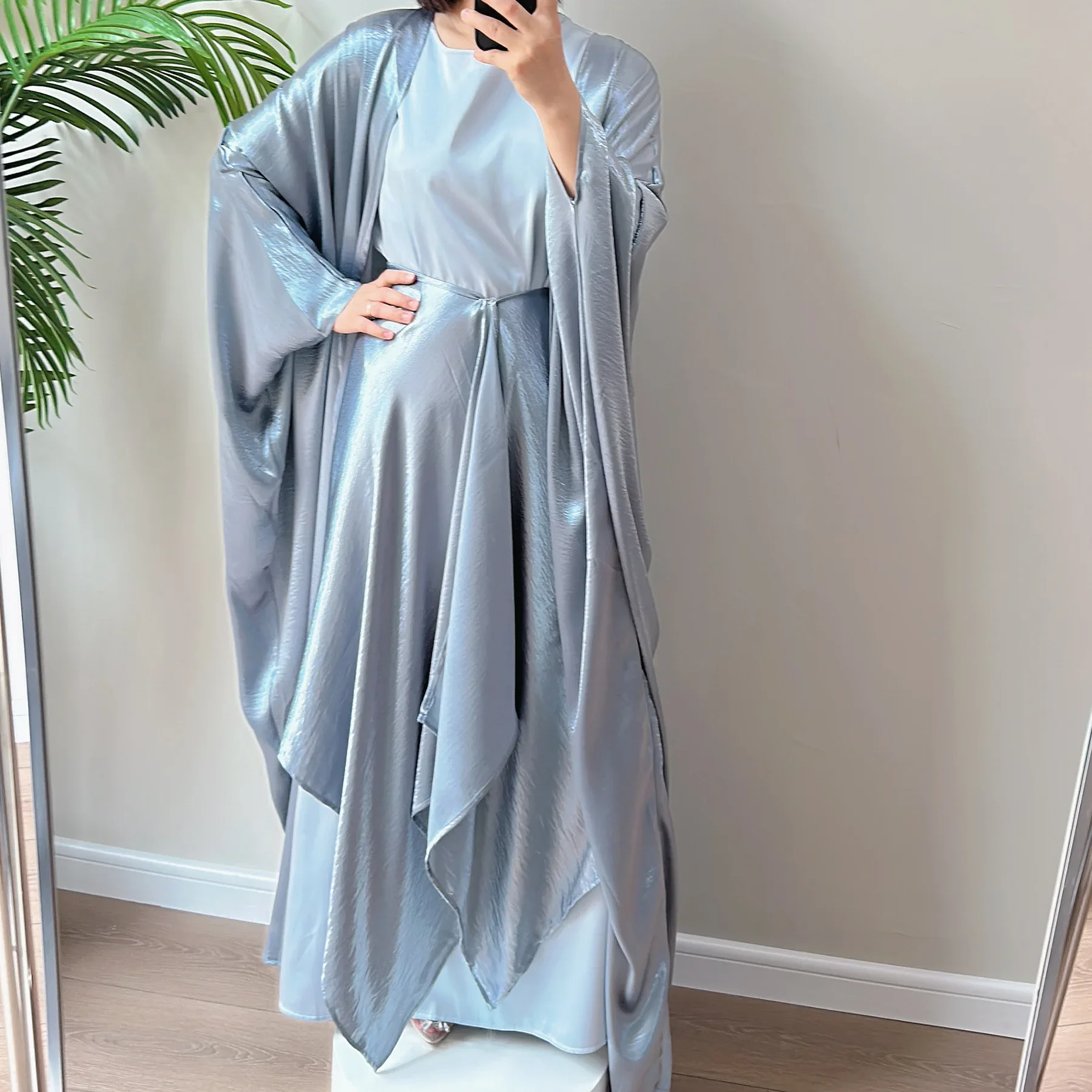 

Cardigan Abayas for Women Casual Party Dress Open Abaya Femme Musulmane Solid Plus Size Dubai Abaya Kaftan Turkey Islam Muslim