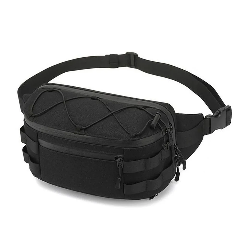 Bandolera de hombro para hombre y mujer, bolso de cintura impermeable, ligero para el pecho, antirrobo C