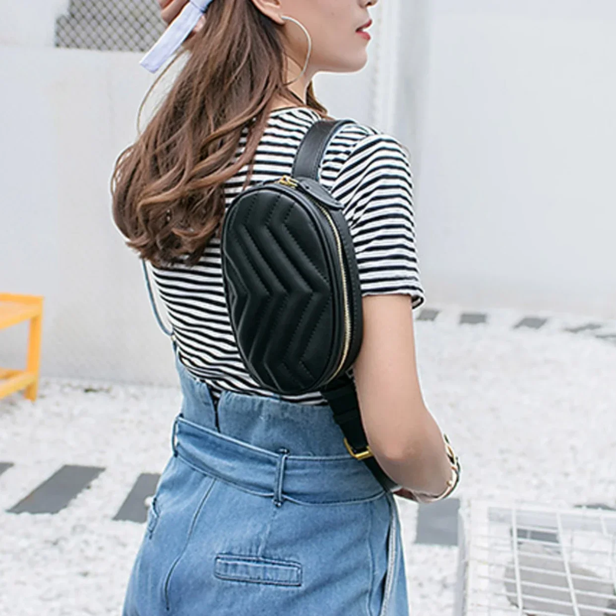 

Women's Waist Bag Designer Luxury Fanny Pack Female Belt Bags Banana Shoulder Crossbody Chest Bag High Quality Pocket Hip Purse