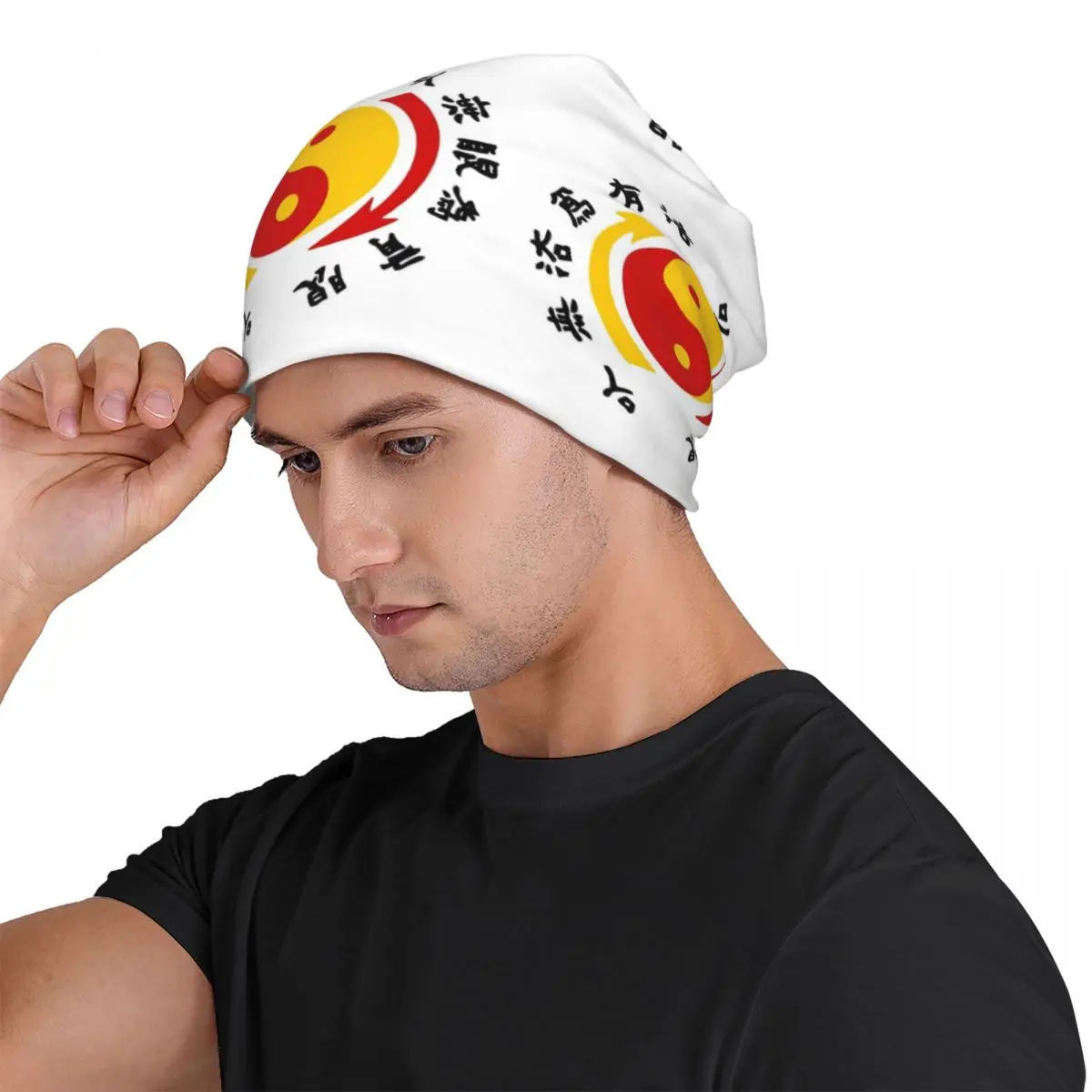 JKD Jeet Kune Do Logo Men Women Adult Beanies Caps Knitted Bonnet Hat Warm Fashion Autumn Winter Outdoor Skullies Hats