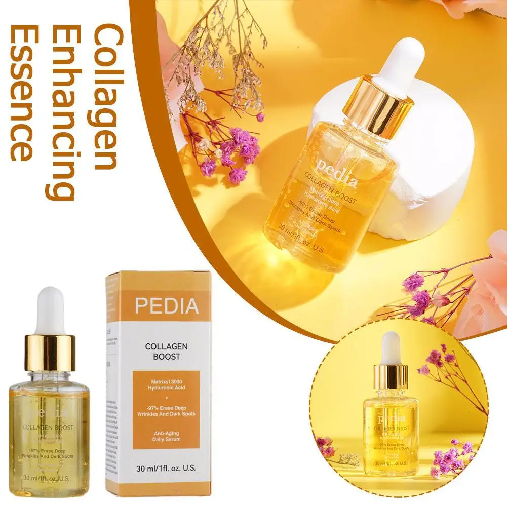 

30ml Pedia Collagen Face Serum Advanced Collagen Boost Serum Collagen Restoration Essence Brightening Facial Skin Anti Aging Ser