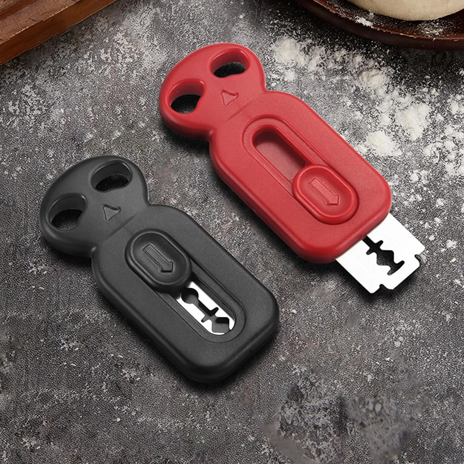 Herramienta profesional de puntuación de masa cojo de pan con cuchillas para panadería casera, hornear principiantes hombres mujeres adultos 1 ud.