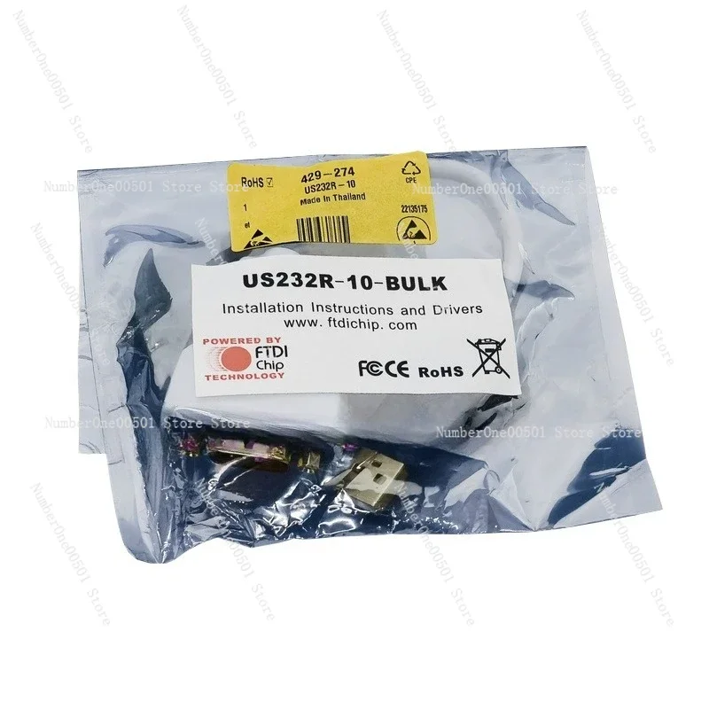 

US232R-10-BULK Premium USB to RS232 Serial Converter Cable Industrial Grade FTDI Chipset