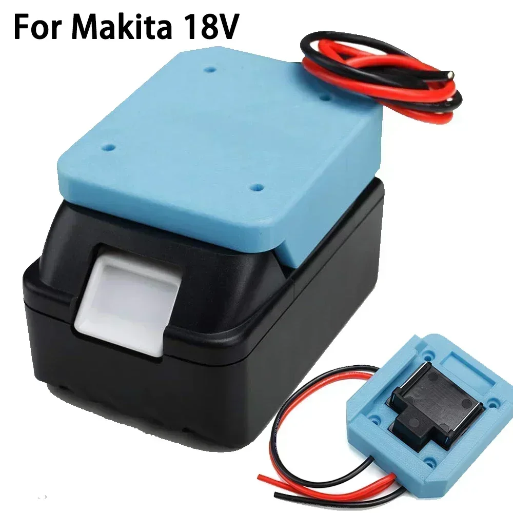 ล้อไฟฟ้าสำหรับแบตเตอรี่ Makita 18V Li-ion เชื่อมต่ออะแดปเตอร์ DIY ผู้ถือท่าเรือ12AWG เครื่องมือไฟฟ้า