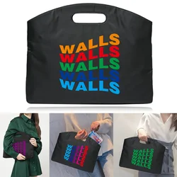 Walls Series Printed Briefcase File Bag Business Handbag Conference Tablet Unisex Laptop Document Information Meeting Tote Bags