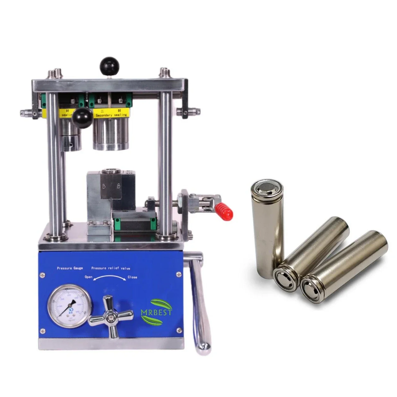 Battery Lab Machine Hydraulic Crimper Cylindrical Case Sealing Machine