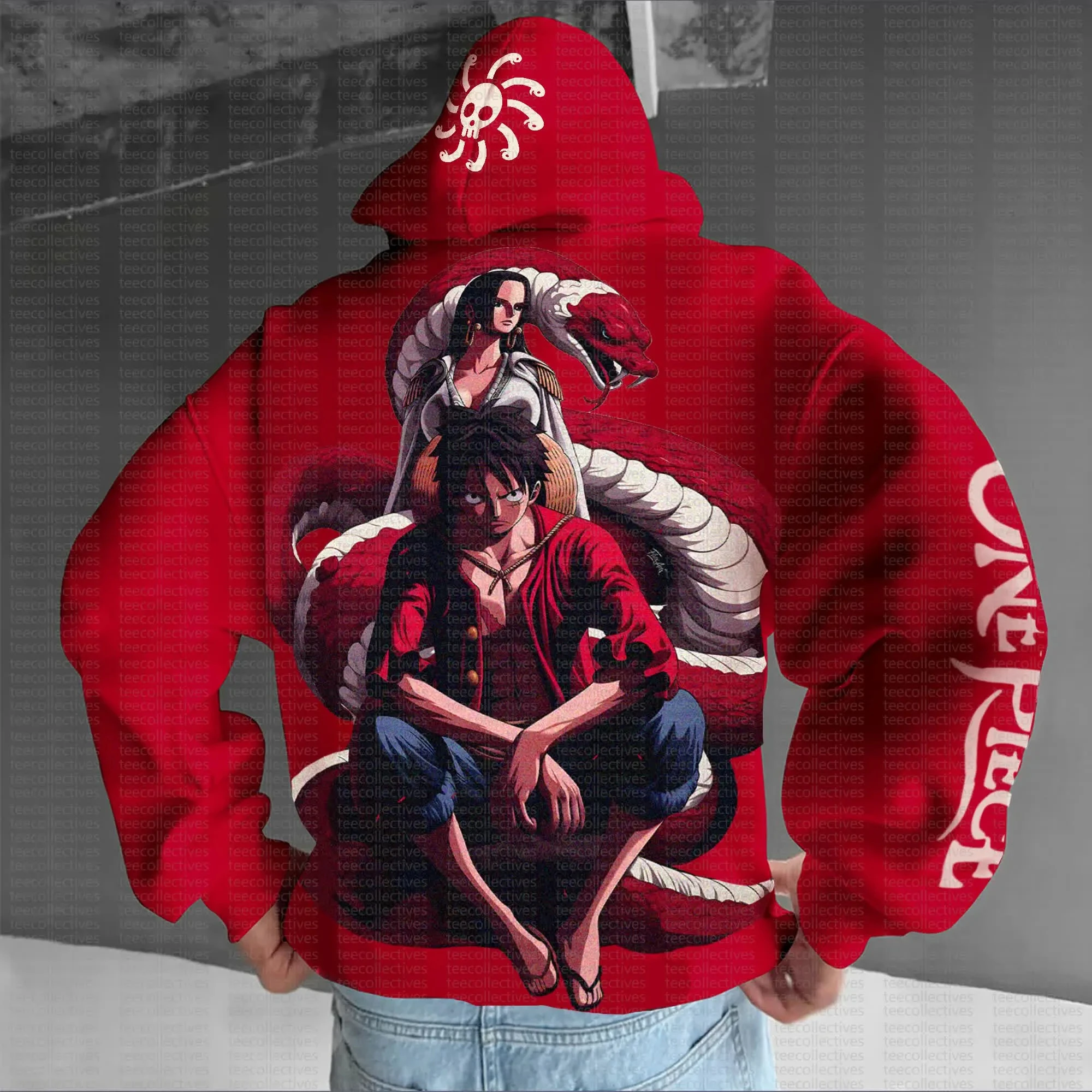 

ONE PIECE осенне-зимняя японская анимация горячей крови, классическая толстовка с капюшоном для мужчин и женщин, повседневный и удобный ТОП