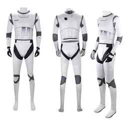 Adult Storm Cosplay trooper Jumpsuit Unisex Costume Movie Space Battle Rolepaly Outfits Men Bodysuit Halloween Party Outfits