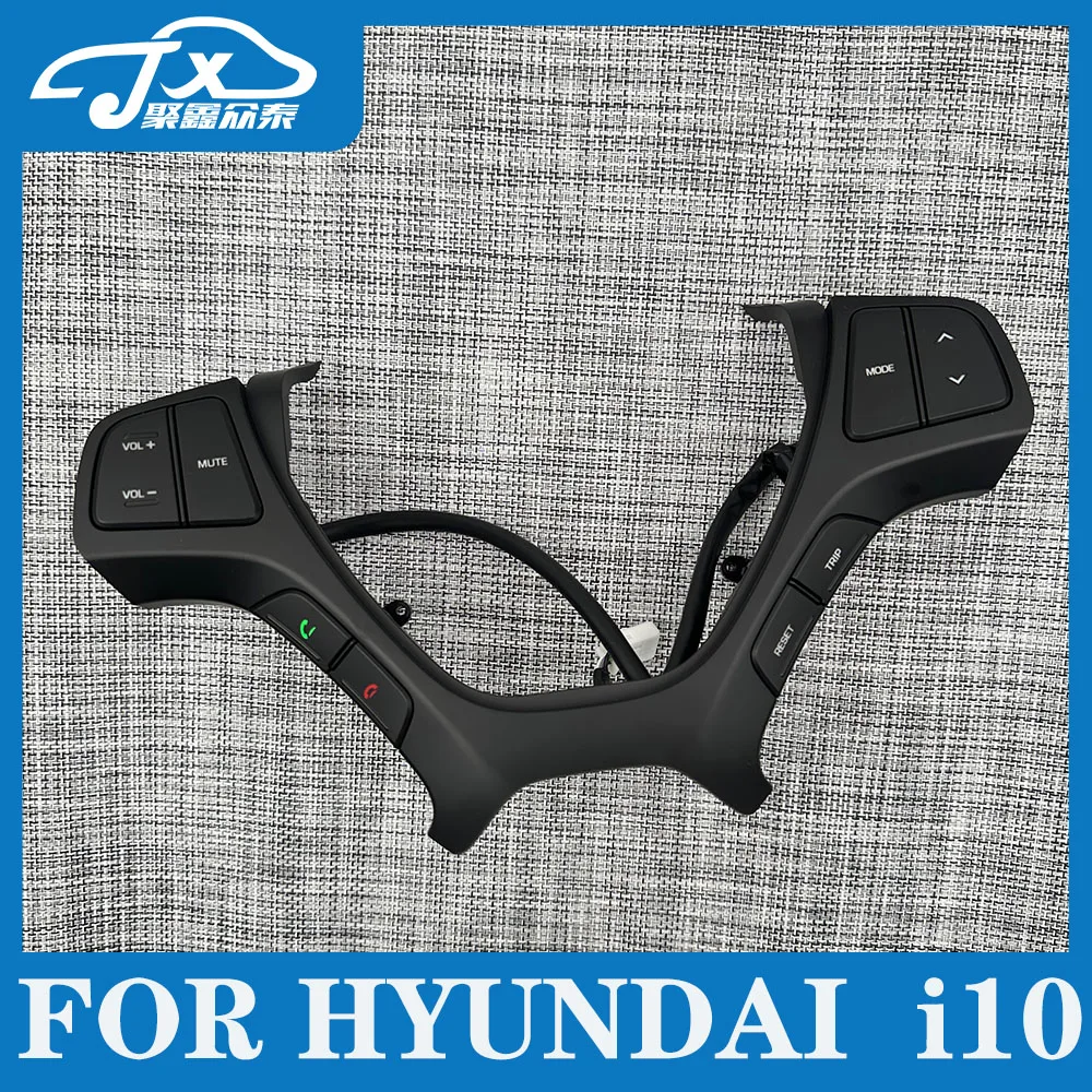 For grand I10 2014-2017 Steering Wheel Switch Audio Control Button Compatible with Car Models Steering Wheel Control Upgrade