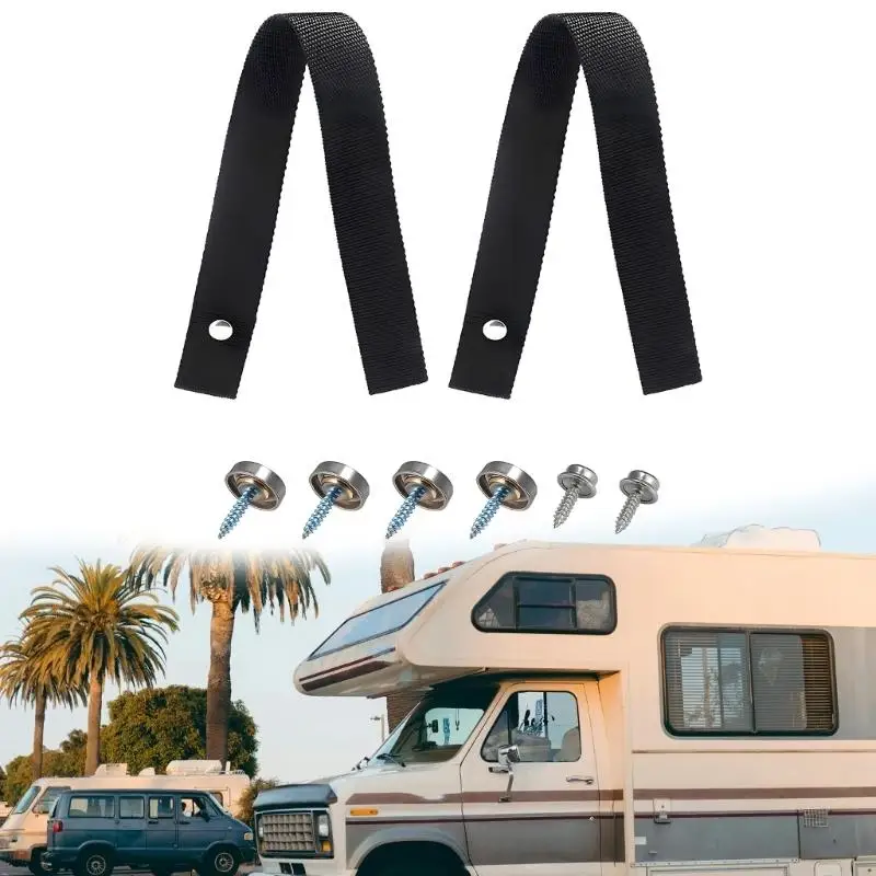 M76E Marine Ladder Strap with Black Nylon Webbing for Boat Ladder Securing