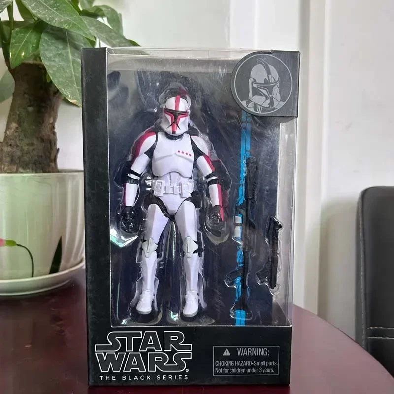 Tokoh Star Wars mainan tokoh aksi seri hitam Boba Kylo Phasma 02 Darth Maul Darth Vader Hab Solo hadiah ulang tahun