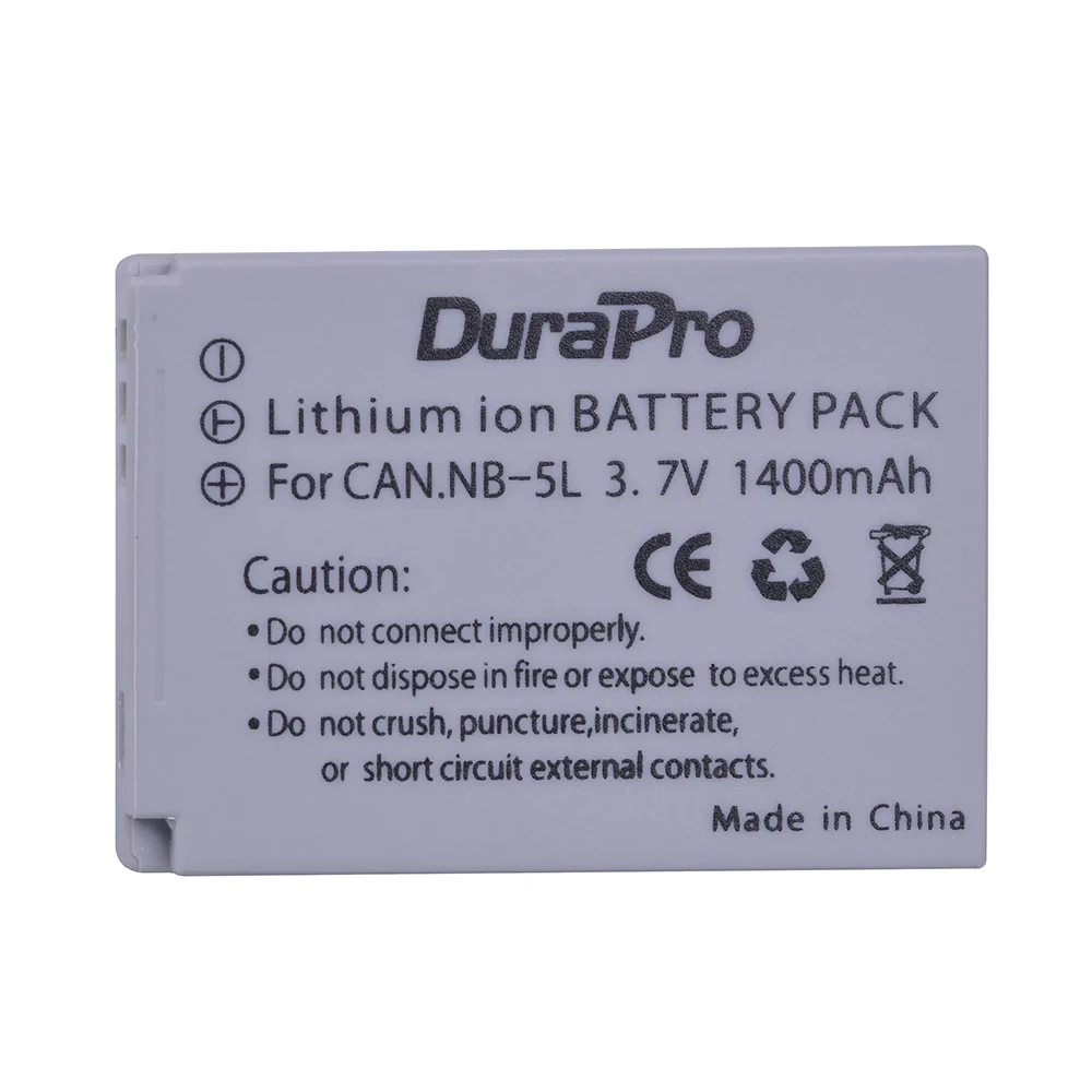 NB-5L Bateria NB 5L NB5L Battery + LED Charger for Canon Powershot S100 SX200 SX210 IS SX230 HS SD790 SD850 SD890